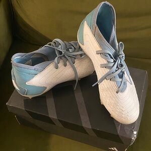 Adidas Women's Light Blue and White Athletic Shoes